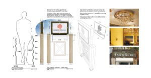 Amenity sign schematic.