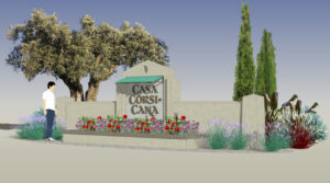 Proposed Casa Corsicana Primary ID Sign.